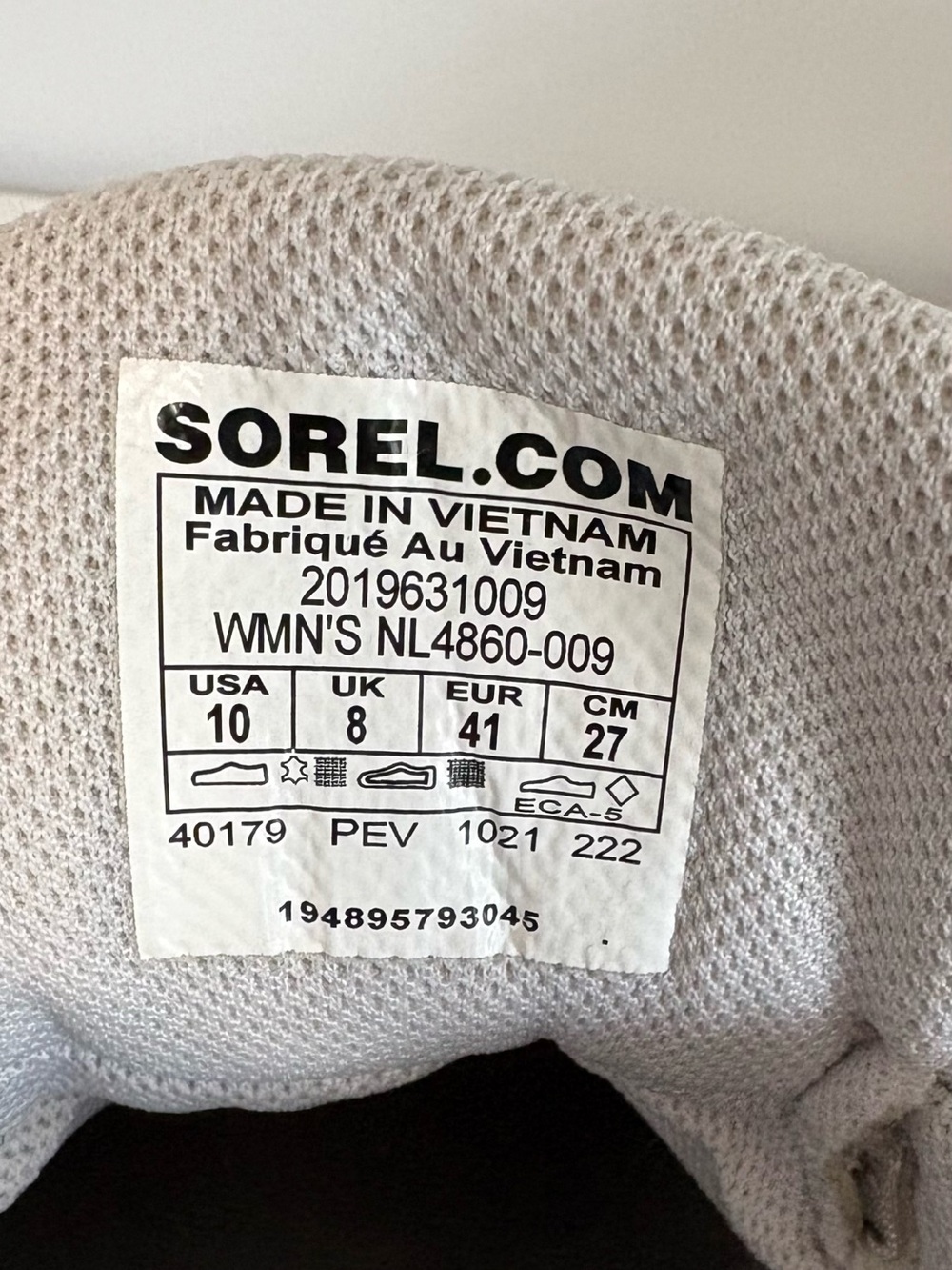 Sorel Out N About III Low Waterproof Sneakers Grey 10 Elevated Casual Minimalist - Picture 3 of 12